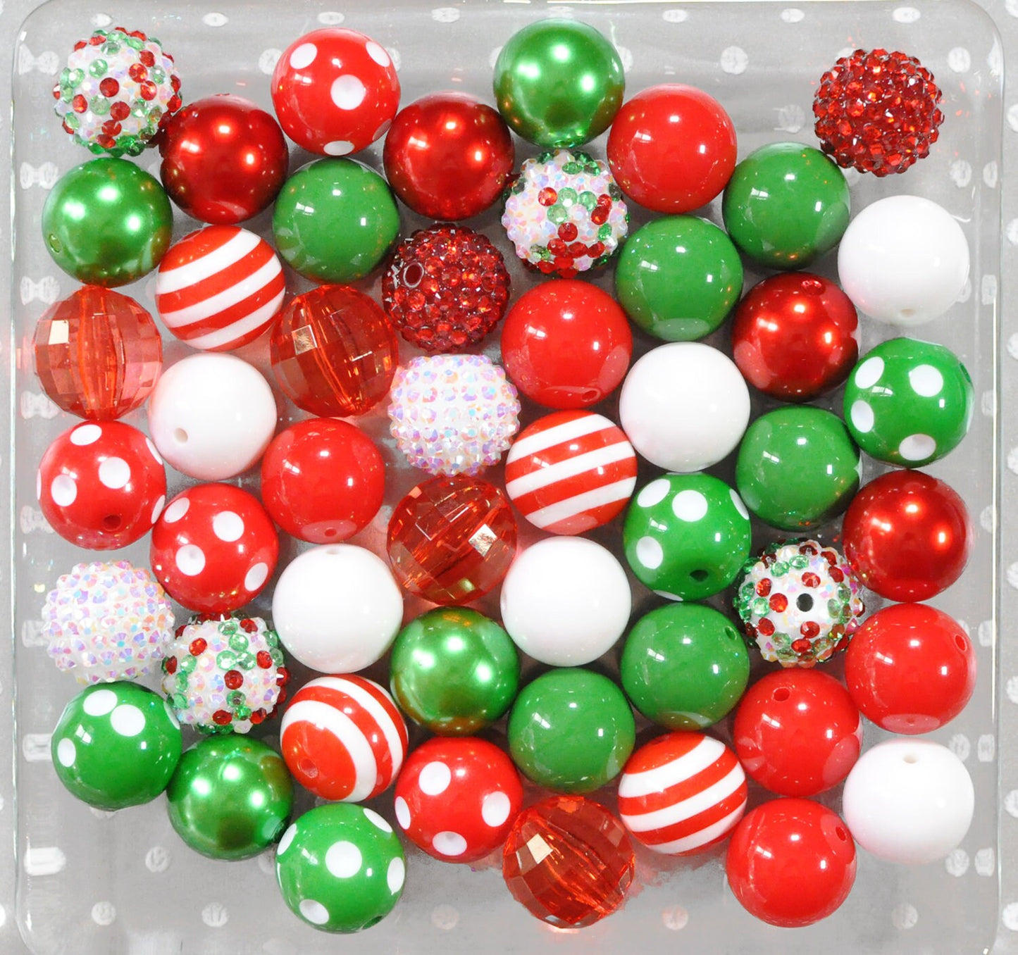 20mm Christmas beads